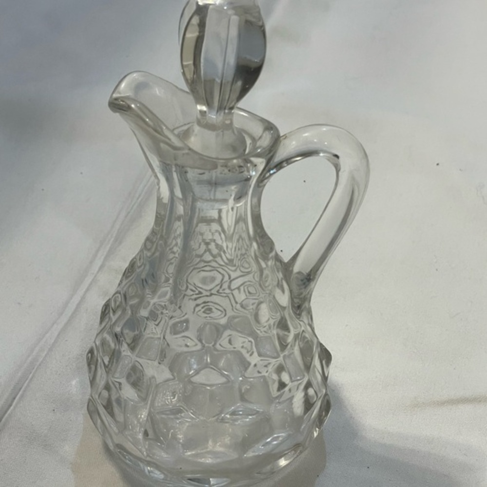Elegant Clear Glass Decanter‎ Small